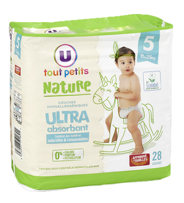 Pampers Ultra Absorbant Taille 5 (11-25 kg) - 28 Couches 